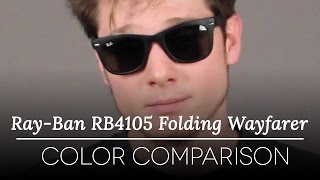 ray ban rb4105 folding wayfarer 601s