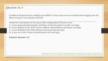 2V0-621D Practice Exam Questions