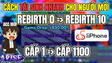 Toan Yolo Dùng Cách Này Tái Sinh Lên Cấp Nhanh Cho Acc Mới | Arise Crossover