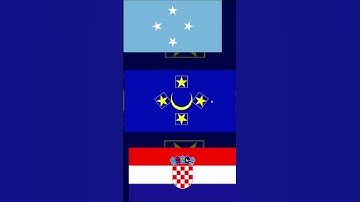 Mixing Flags: Part 5! #flags #history #mapshorts #map #oceania #micronesia #balkans #croatia