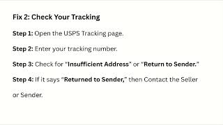 How to Fix USPS Insufficient Address - What It Means and How to Resolve Delivery Issues