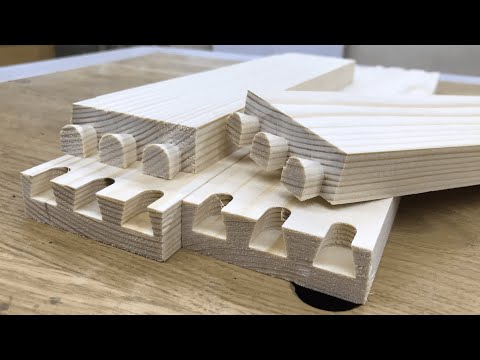 Dovetail BOX connection. Woodworking.