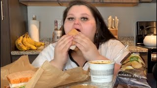 PANERA BREAD MUKBANG | whiplash and new cycle begins