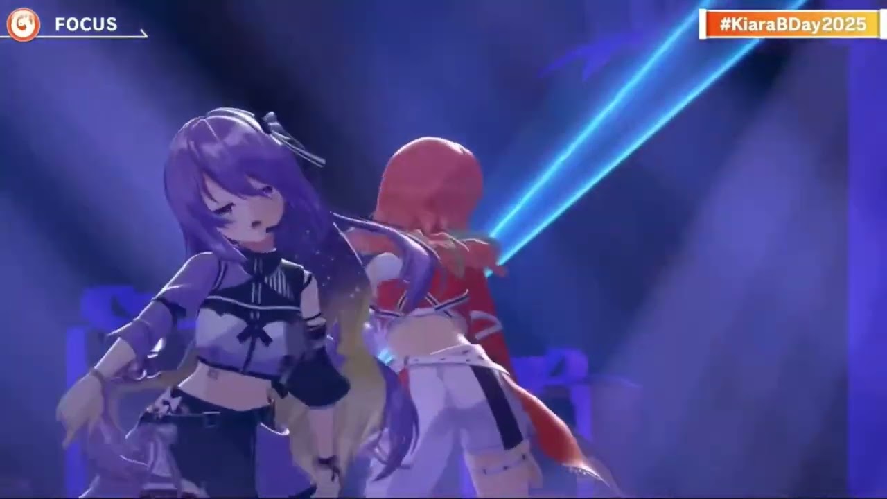 FOCUS - Takanashi Kiara, Moona Hoshinova (小鳥遊キアラ, ムーナ・ホシノヴァ)