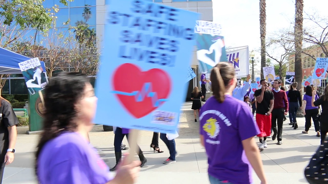 Nurses Rally for Safe Staffing Levels - YouTube