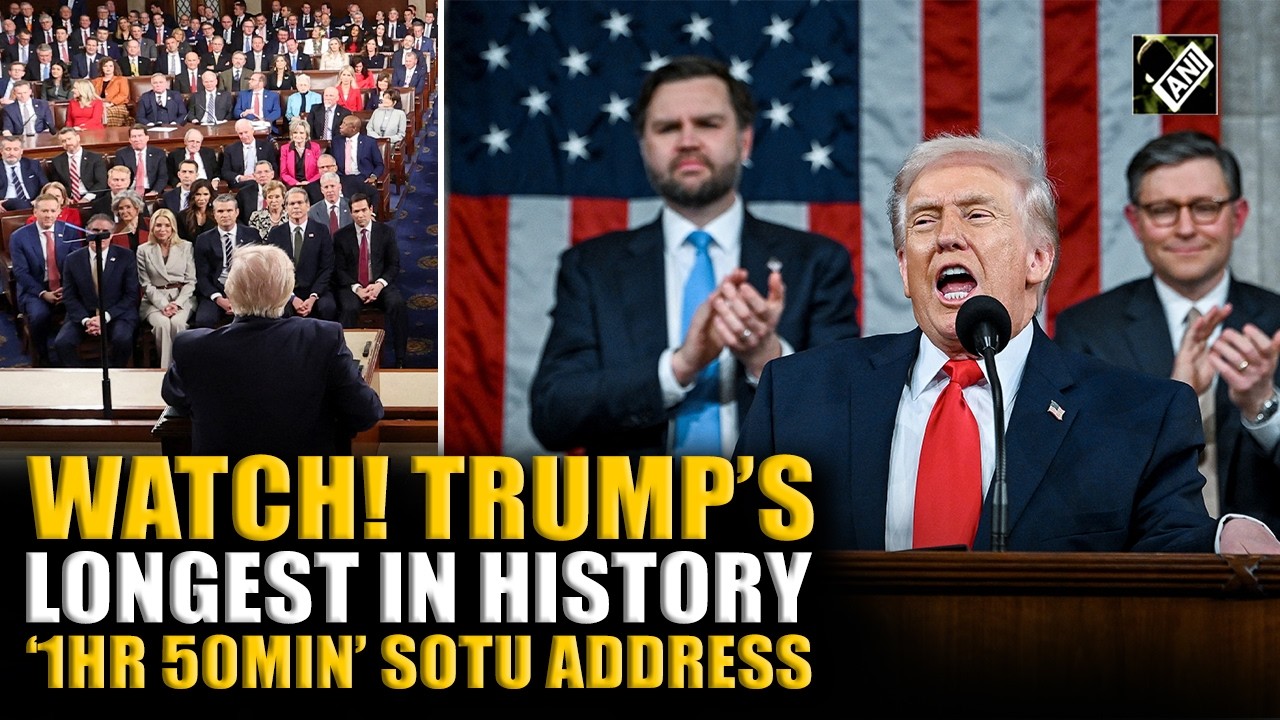 From India-Pak, Iran to democrats: WATCH! Trump’s longest in history ‘1hr 50Min’ SOTU address