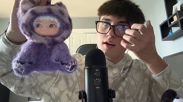 ASMR tapping on random objects | books, wakukus, glasses, etc. 