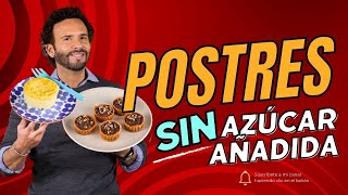 Postres SIN AZUCAR en menos de 10 tiempo | Pocos Ingredientes | POSTRES SALUDABLES