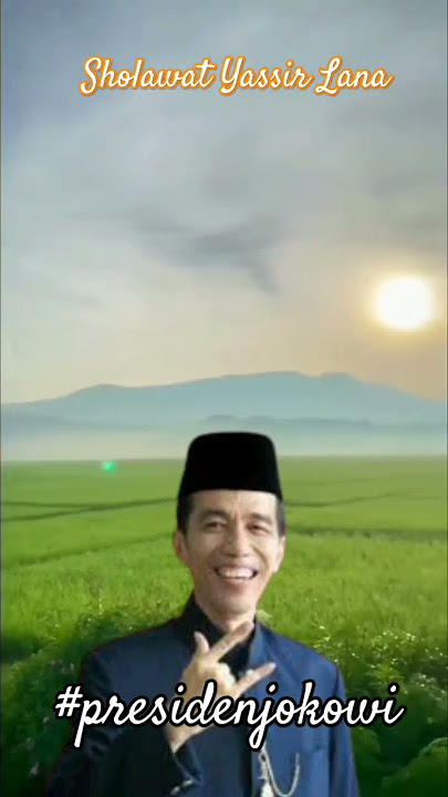 Presiden Jokowi bersholawat Yassir Lana #berita #viral