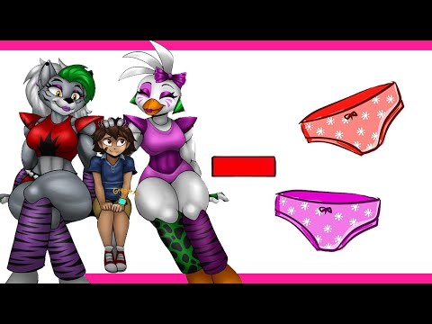 ROXANNE WOLF & GLAMROCK CHICA - PANTIES = ? FNAF ANIMATION