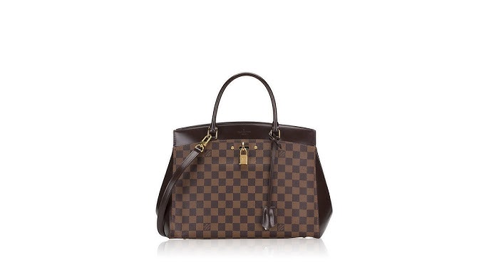 Rivoli MM Damier Ebene Canvas Tote Bag