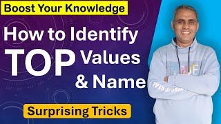 How to find Top and bottom 5 values with Names