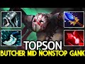 Topson pudge butcher mid nonstop gank 1000 xpm dota 2