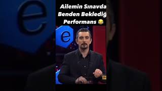 Ailemin sınavda benden beklediği performans #shorts