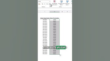 Use a função texto para padronizar datas no #Excel #MicrosoftExcel