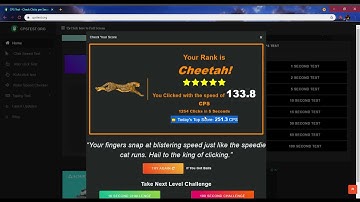 CPS test World Record | 250+ CPS | Enjoy :}