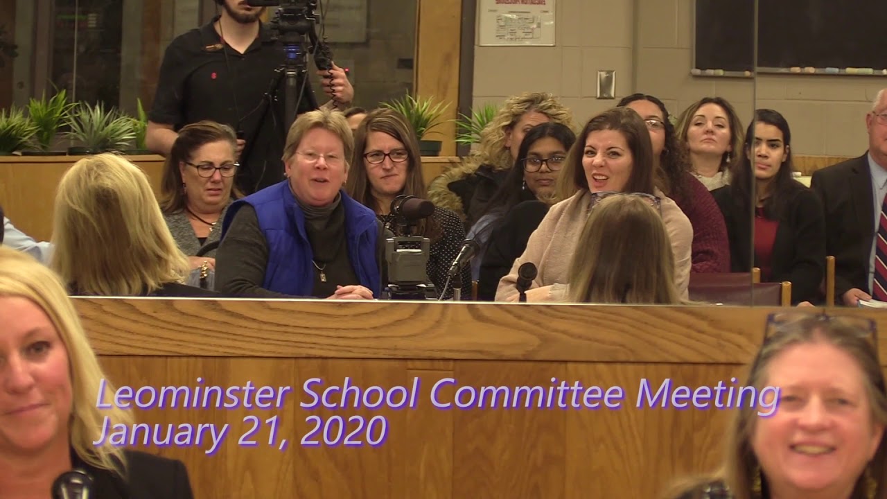 Leominster School Committee 1-21-20 - YouTube