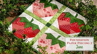 Foundation Paper Piecing Series 2 - June | Shabby Fabrics