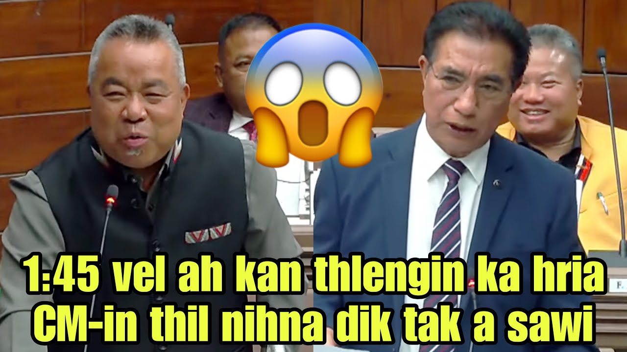 Pu RRR-an CM Pu Lalduhoma Gangtok-a Zurui anga a sawi chungchang‼️CM-in GenZ a fak hle🔥