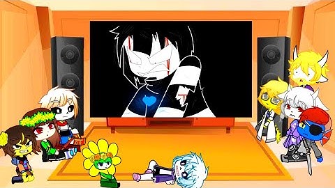 Undertale reacts to Last Breath In a Nutshell - PHASE 2 Mega Fight Sans VS Frisk