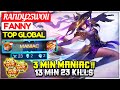 3 MIN MANIAC !! 13 MIN 23 KILLS [ Former Top 1 Global Fanny ] Randy25Woii - Mobile Legends