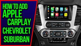 How To Add Apple CarPlay Chevrolet Suburban 20152020 NavTool DVD VIM Camera Video Interface