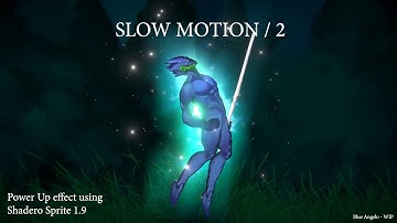 2D Shader Power UP with Shadero Sprite for Unity