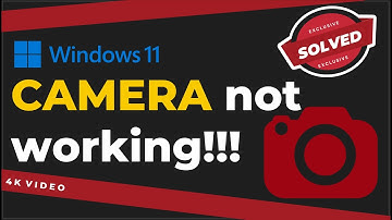 Fix Camera not working in Windows 11