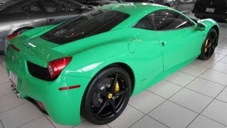 Rare green ferrari 458 italia!