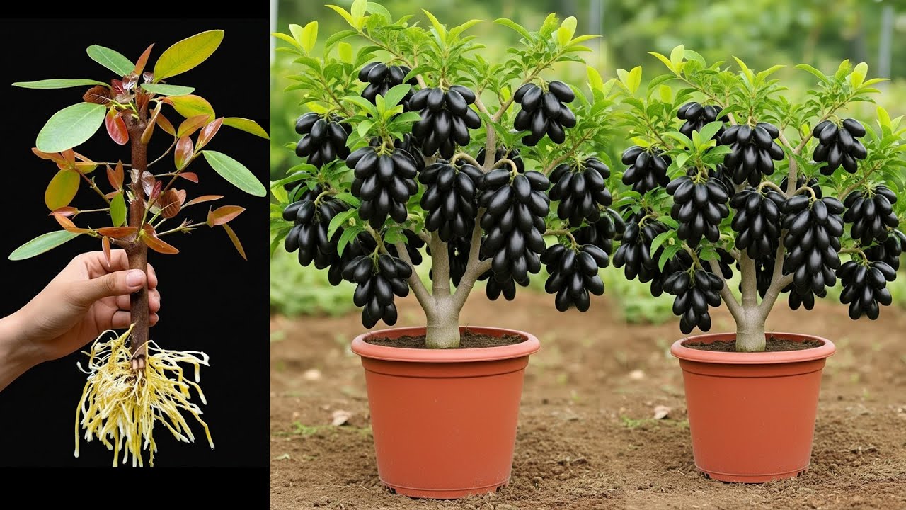 Java Plum Tree R. Bush 🌱BEST Way to Grow Java Plum TREES Quickly and Easily in Pot At Home! # ...