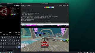  SupertuxKart on ubuntu chroot (termux)..on PC