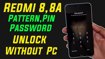 Redmi 8, 8A Pattern Pin Password Remove |  Without Pc | Redmi 8, 8A Frp Bypass