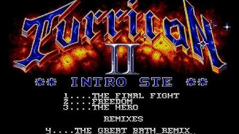 Turrican II Music Disk for Atari ST & Atari STe