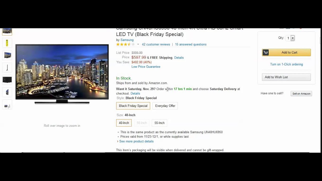 Black friday Samsung TV Sales!! YouTube