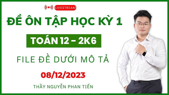 Đề thi giữa học kì 2 môn toán lớp 12