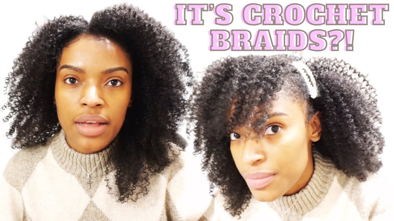 It's Crochet Braids??Ft. Lulutress 4B Kinks & Freetress Boho Kinky Jr.😲