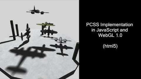 PCSS ( Soft Shadows ) with JavaScript and WebGL