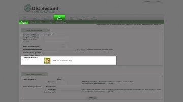 O2 Online Banking demo - Password