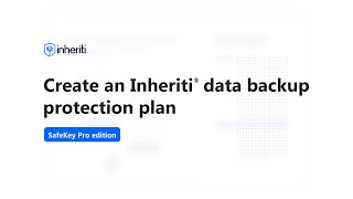 Create a Data Backup Plan with SafeKey Pro | Advanced Mode