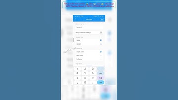 Change wifi LED DISPLAY BOARD settings from Mobile