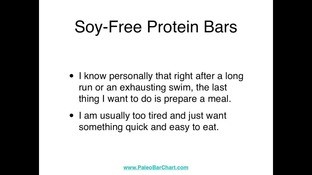 Soy free protein bars youtube