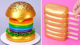 Best 24K Chocolate GOLD Cakes Compilation | Perfect Chocolate Cake Decorating Ideas