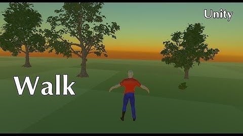 Unity สร้างตัวละครเดินในเมืองจำลอง