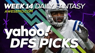 Yahoo NFL DFS Strategy - Week 14- Fri 12/6 - Awesemo.com