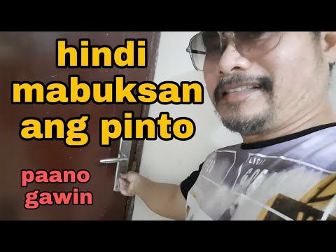 Video: Paano mo ayusin ang isang bolt ng latch ng pinto?