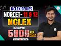 NORCET 11 &amp; 12 NCLEX MCQ Series | NCLEX Based 5000 Important MCQs | NORCET 11 Preparation |Vikas Sir
