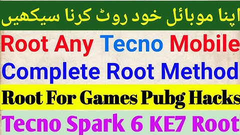 How to Root Any Tecno Mobile | Tecno Spark 6 KE7 Root Method | Root any Tecno Mobile Android 9,10,11