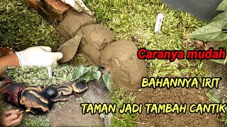 PEMBUATAN TAMAN KILAT  BUDGET 4 JUTA CUMA 1 JAM (PART 1) | #EMAKVLOG 1