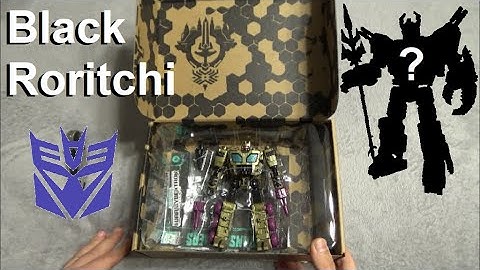 TRANSFORMERS GENERATIONS: Black Roritchi & TITAN SIZED ANNOUNCEMENT!! (unboxing + first impressions)