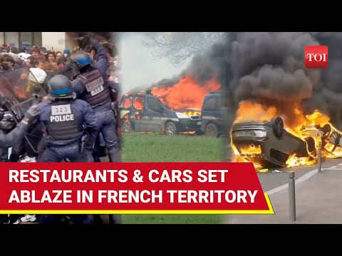 Fresh Riots In French Territory; Cars, Restaurants On Fire | Trouble Mounts for Macron